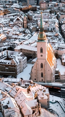 Bratislava in winter