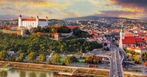 Bratislava looking like an oil painting