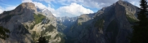 Breathtaking Valley in Kandersteg Switzerland 