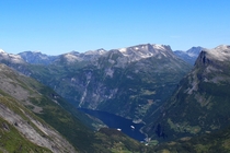 Breathtaking view of Norways Geirangerfjord 