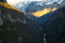 Bridalveil Fall on Friday Yosemite National Park 