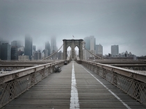 Brooklyn Bridge without a single tourist 