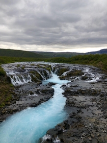 Bruarfoss waterfall Iceland 