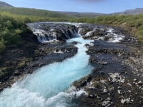 Bruarfoss Waterfall Iceland  x