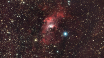 Bubble Nebula obtained during an Astronomy Camp 