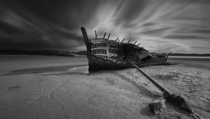 Bunbeg Ship Wreck in Sicily  by Peter Krocka