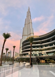 Burj Khalifa this morning in Dubai