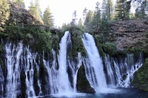 Burney Falls California ft wide with a ft drop 