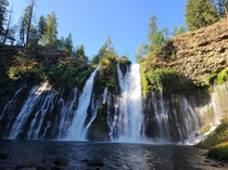Burney Falls just North of Lassen National Forest in California 
