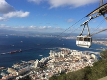 Cablecar on Rock of Gibraltar 