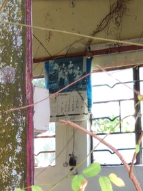Calendar from June  in an abandoned house on Po Toi Island Hong Kong 