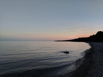 Calm waters on the North Shore of Lake Superior  OC