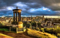 Calton Hill in Edinburgh Scotland 