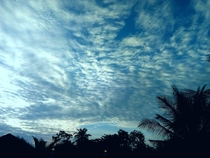 Cambodian morning sky