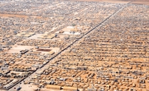 Camp Village or City Zaatari Refugee Camp Jordan 