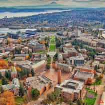Campus der Universitt von Washington Seattle WA USA 