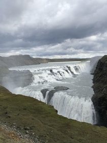 Can you find the womans face in Gullfoss Iceland  x OC