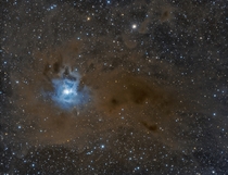 Cant say I took over  images for this picture of the Iris Nebula but does having to sleep  nights in a car count too 