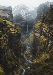 Canyon Iceland Check out the birds for scale 
