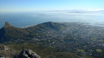 Cape Town from Table Mountain 