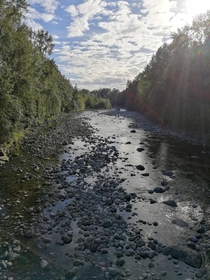 Capilano River in West Vancouver 