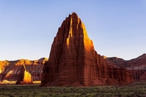 Cathedral Valley at Sunset 