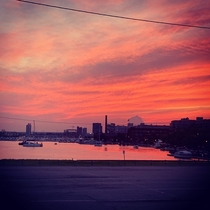 Caught one hell of a sunset in Baltimore a few months ago 