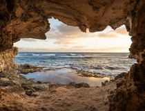 Cave view on Kauai 