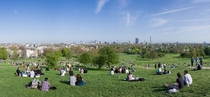 Central London as viewed from Primrose Hill 