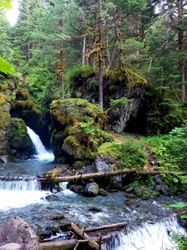 Chasing waterfalls near Girdwood Alaska 