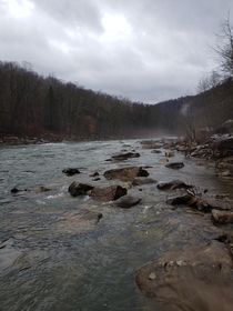 Cheat river between Kingwood WV and Rowlesburg WV picture  