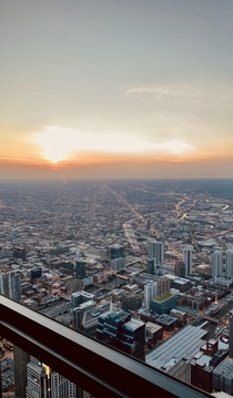 Chicago suburbs seen from the Willis Tower