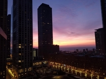Chicago sunrise this morning No filter 