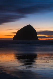 Chief Kiwanda on the Oregon Coast at sunset  dreamcapturedimages