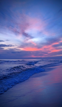 Chilly Pastel Sunset Miramar Beach FL 