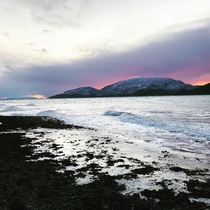 Chilly sunset in Cordova Alaska  x