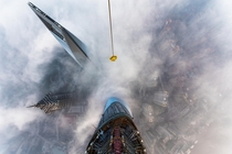 China From the tallest crane in the world writes photographer Vitaliy Raskalov Shanghai Tower 
