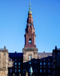 Christiansborg Slot in Copenhagen Denmark 