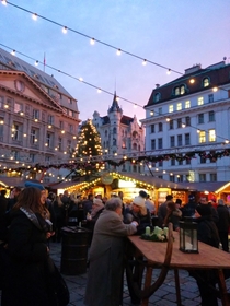 Christmas market in Vienna a few years ago Hopefully this is what Christmas looks like next year