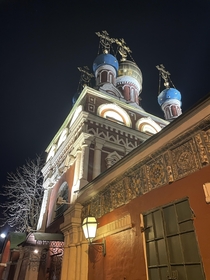 Church of Assumption of the Blessed Virgin Mary in Gonchary Moscow Built at 