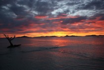 Chuuk Lagoon Micronesia sunset 