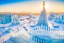 City Made of Ice in Harbin China