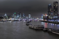 City of London view from Waterloo Bridge