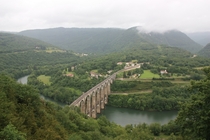 Cize-Bolozon station and viaduct 