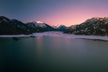 Cle Elum Lake - Cle Elum Washington - Nice sunset glow View from  ft above the lake Photo taken with thehighlifedrone 