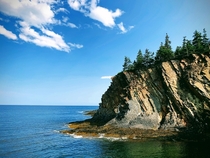 Cliff at Ovens Park NS Canada 