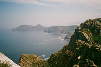 Cliffs of Ces Spain on film 