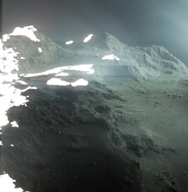Close up of Comet PChuryumov-Gerasimenko taken by Rosetta