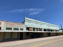 Clothing store and post office in Wagon Mound New Mexico
