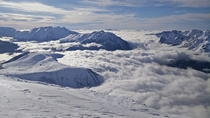 Cloud sea Alpe dhuez France OC 